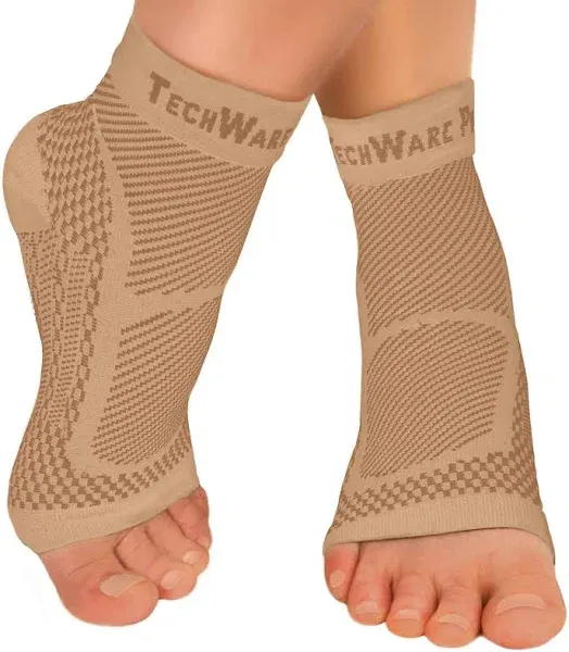 Ankle Brace Compression Sleeve - Relieves Achilles Tendonitis, Joint Pain. Pl...