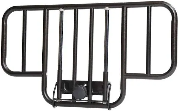 Drive Medical Half Length Bed Side Rail 30-1/2&quot; Length 18&quot; Height, 1/PR