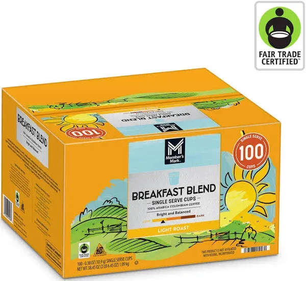 Member's Mark Breakfast Blend Single-Serve Coffee Pods