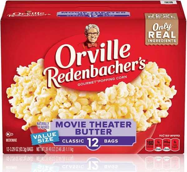 Orville Redenbacher's Movie Theater Butter Microwave Popcorn