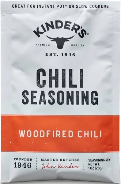 Kinder's Seasoning, Chili, Woodfired - 1 oz