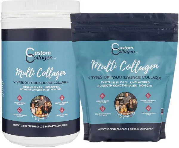 Custom Collagen Multi Collagen Plus Peptides Complex