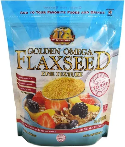 Premium Gold Organic Ground Flax Seed