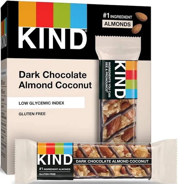 Kind Dark Chocolate Almond Coconut Nut Bars