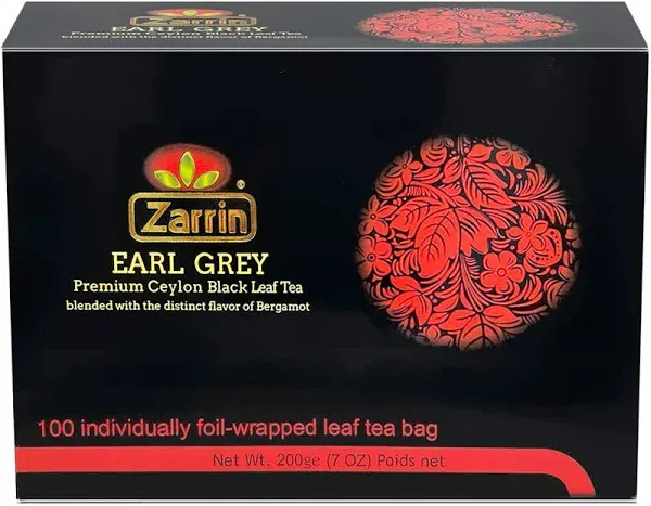 Zarrin Premium Ceylon Earl Grey Black Leaf Tea