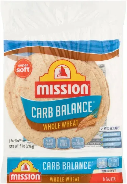 Mission Carb Balance Whole Wheat Tortillas