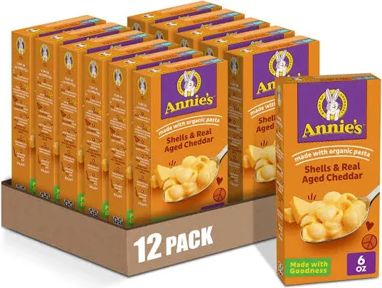 Annie's Real Aged Cheddar Macaroni & Cheese Pasta