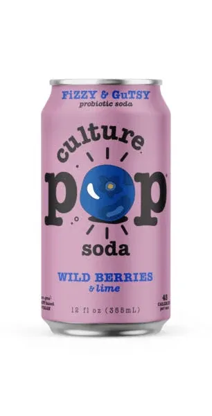 Culture Pop Probiotic Soda Wild Berries