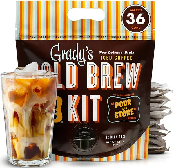 Grady&#039;s Cold Brew Cold Brew Coffee Concentrate Original Flavor Cold Brew Kit ...