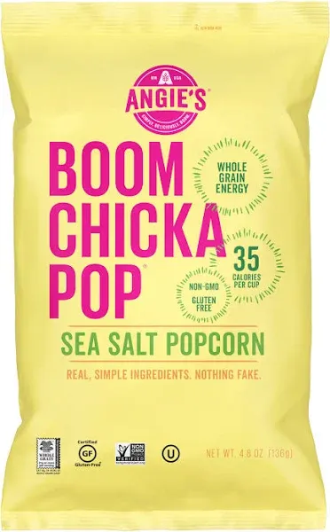 Angie s Boomchickapop Sea Salt Popcorn