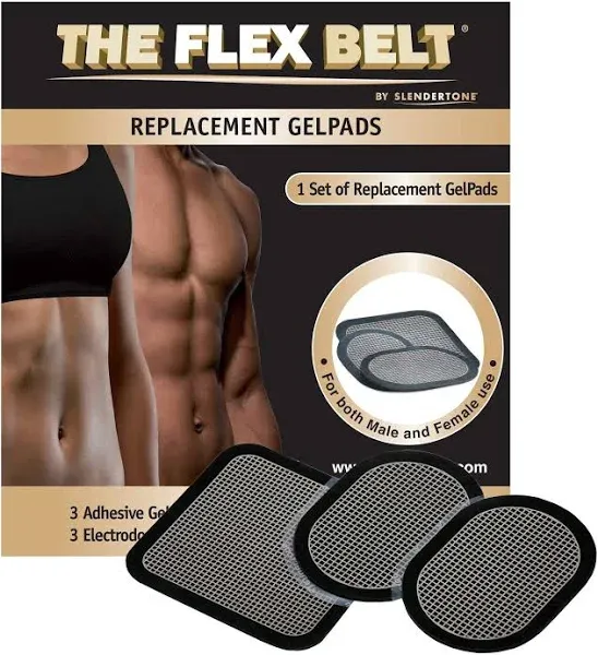 The Flex Belt Gel Pads for Abdominal Toning System