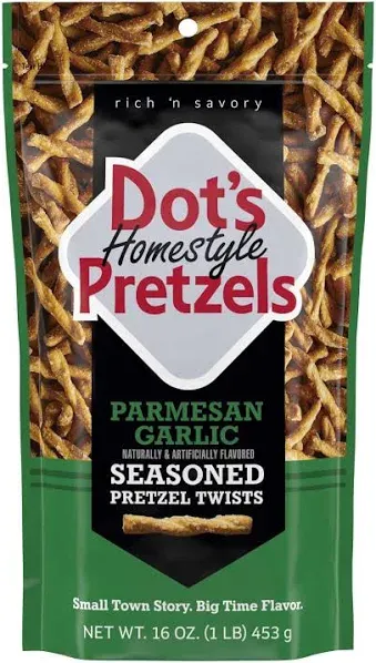 Dot's Pretzels Parmesan Garlic Seasoned Pretzel Twists