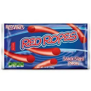 Red Vines Red Ropes Snack Sized Pieces 12 oz