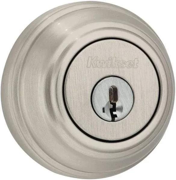 Kwikset® 985 Polished Brass Double Cylinder Door Deadbolt with SmartKey™