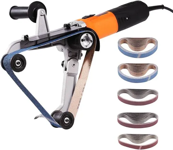 VEVOR Pipe Tube Polisher Sander, 1000W Pipe Belt Sander with 6 Variable Speeds