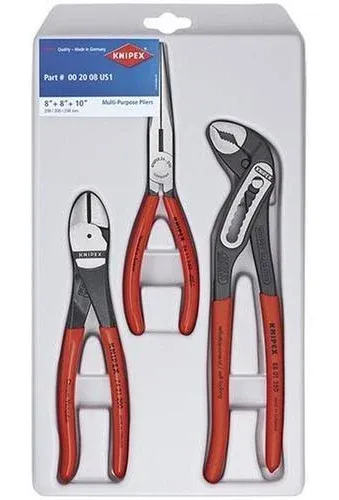 KNIPEX Tools - 3 Piece Cobra Pliers Set (7, 10, &amp; 12) (002006US1),Br<wbr/>and new