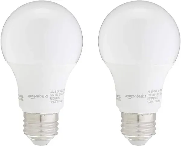 75W Equivalent, Daylight White, Non-Dimmable, 10,000 Hour Lifetime, 12 Watt A19