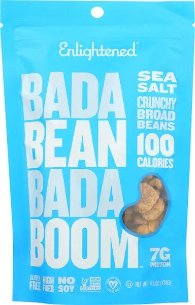 Enlightened Bada Bean Bada Boom Crunchy Broad Beans Sea Salt