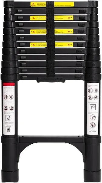 SocTone 10.5 FT Aluminum Lightweight Extension Ladder