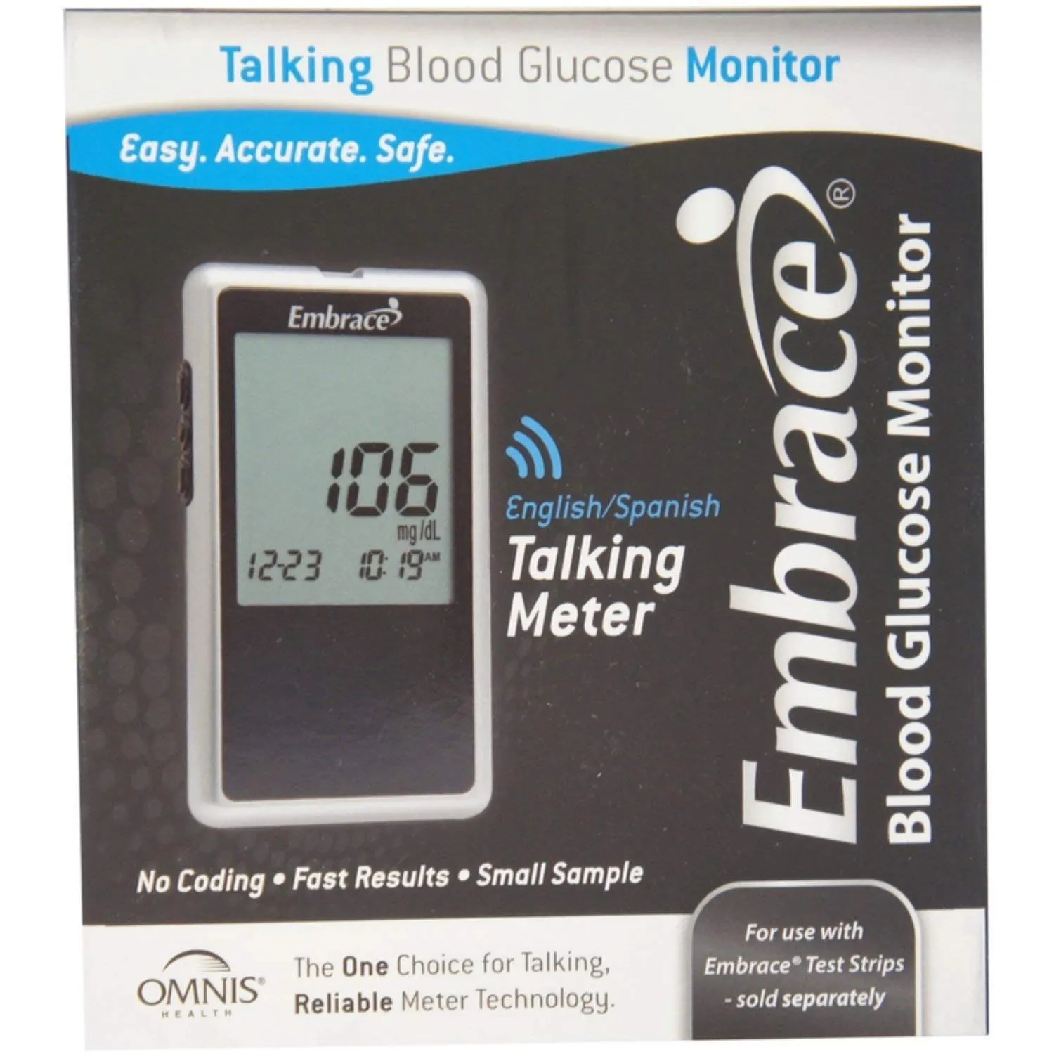 Embrace Talk Blood Glucose Meter