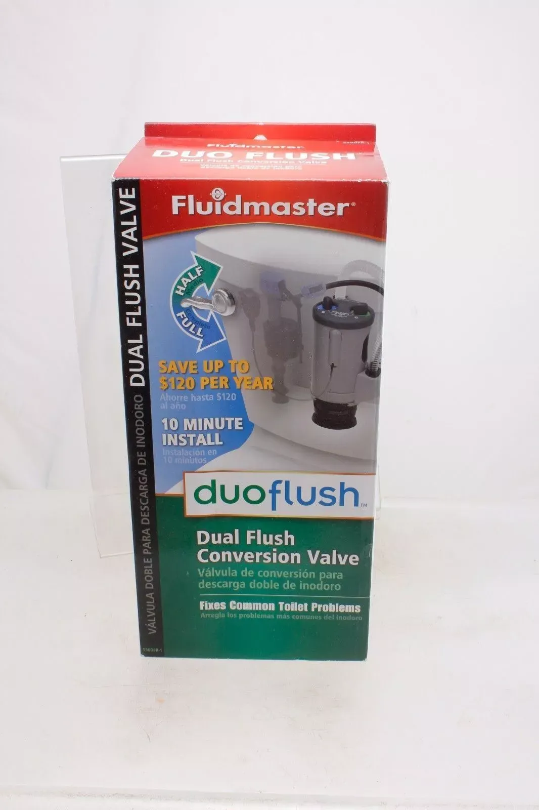 Fluidmaster Duo Flush Kit Convert to Dual Flush Conserves Water Lower Water Bill