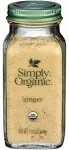 Simply Organic Ginger Root Ground, 1.64 oz