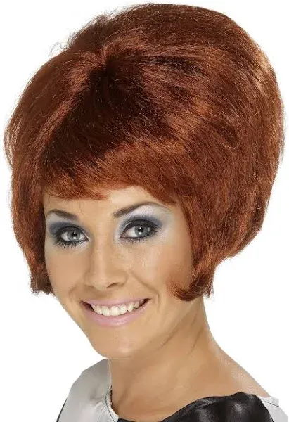 60s Beehive Wig, Auburn