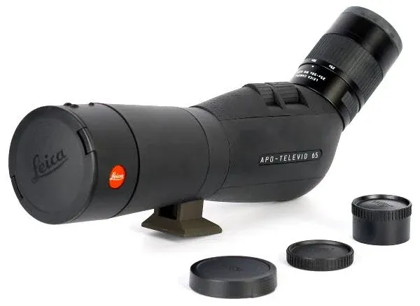 Leica APO-Televid 65 W Angled Professional Scope Kit with Vario 25-50x WW ASPH Eyepiece, Shock-Resistant and Compact Design