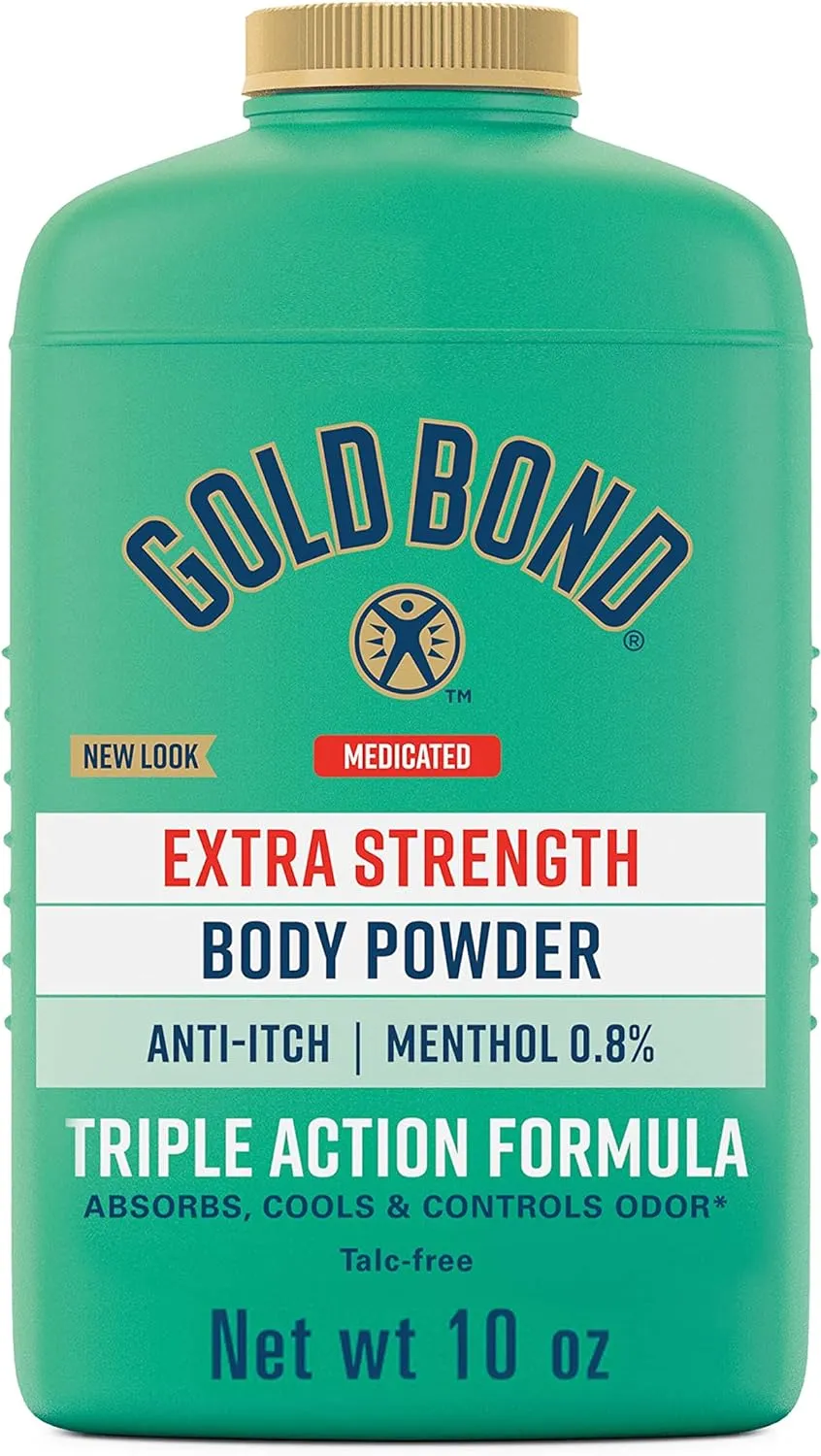 Gold Bond Body Powder Medicated Max Strength 10 oz TALC Original Formula NEW