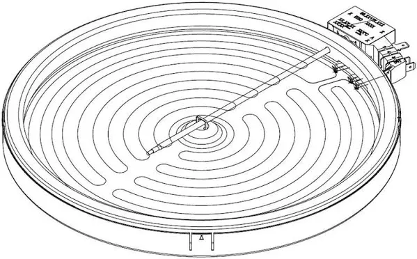 Samsung Heater Radiant- Dual for Electric Range DG47-00064A