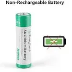 Enegitech AA Lithium 1.5v 3000mAh Non-Rechargeable Double A Battery for Blink Camera