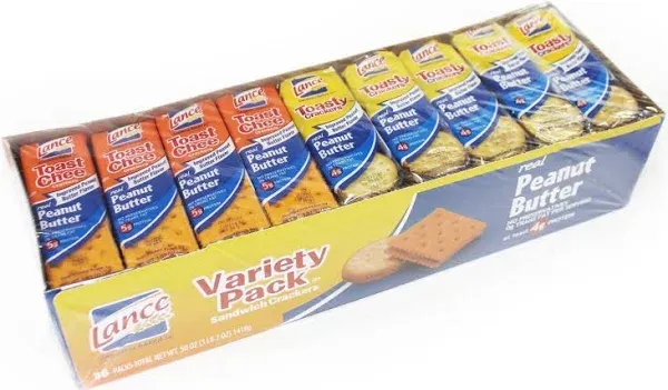 Lance Peanut Butter Lovers Sandwich Crackers Variety pack (3.12 lbs)