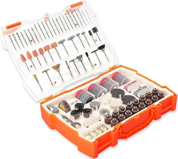 361-Piece Rotary Tool Accessories Kit, Grinding Polishing Drilling Kits, 1/8&#034;...