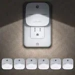 LED Night Lights Plug into Wall with Smart Dusk-To-Dawn Sensor, Automatically Tu