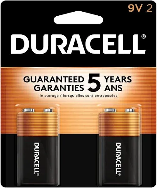 72-Pack 9 Volt Duracell Coppertop MN1604 Alkaline Batteries (6 Boxes of 12)