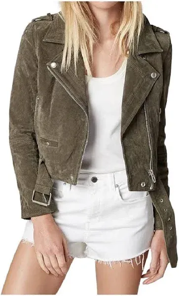 BLANKNYC Suede Moto Jacket