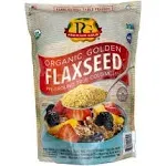 Premium Gold Golden Omega Raw Organic Flax Seed (4 lbs)