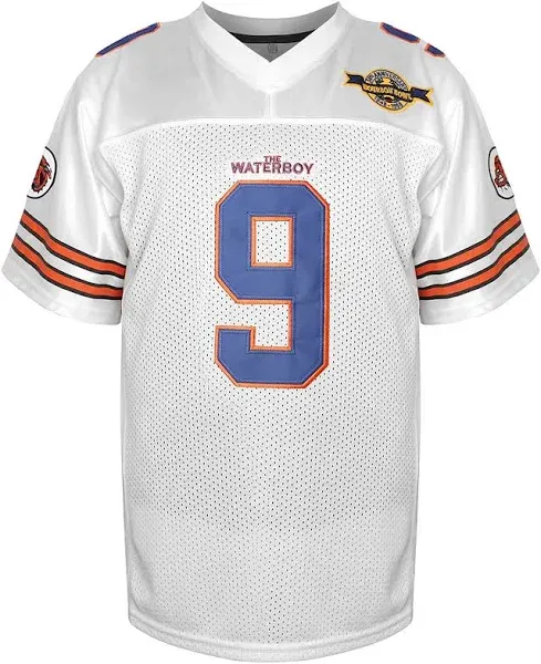 Bobby Boucher #9 The Waterboy Adam Sandler Mud Dogs Bourbon Bowl Football Jersey