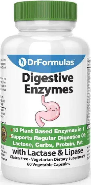 Digestive Enzymes for Bloating Relief, Gas, Lactose Intolerance, Digestion Su...