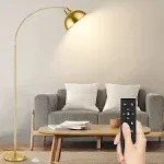 Arc Floor Lamps for Living Room, Modern Tall Standing Lamp Remote Control,Ste...