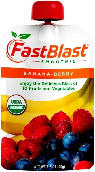 FastBlast Banana- Berry Smoothie