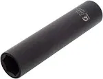 224XD 1/2 Drive 3/4 Extra Long Deep Impact Socket Cr-Mo Alloy Steel Radiu