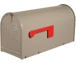 Janzer Mailbox Gloss Burgundy