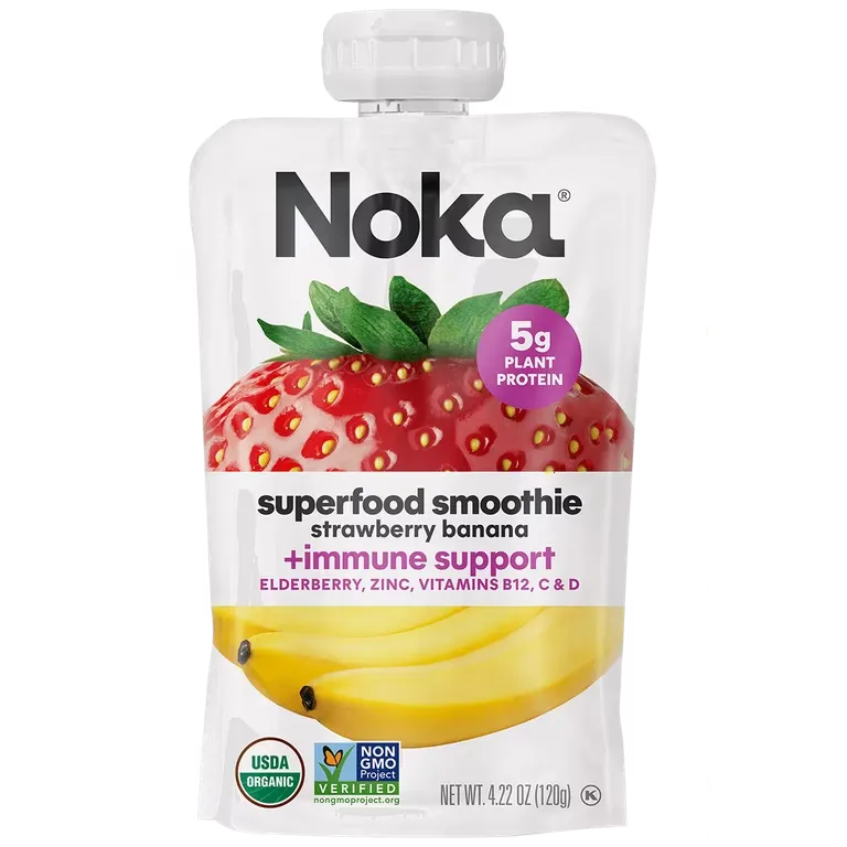 Noka Super Berry Fruit Smoothie Pouches