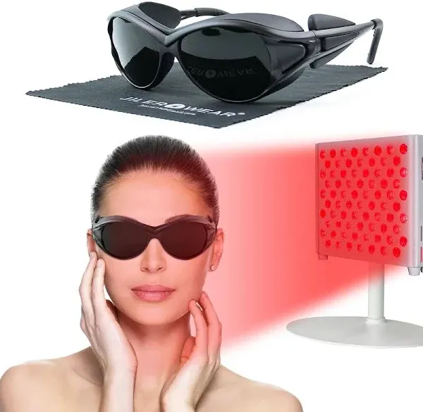 JILERWEAR Professional Red Light Therapy Glasses