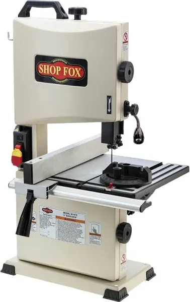 Shop Fox Benchtop Bandsaw 1.3 hp 1725 RPM Corded w/ 2&#034; Dust Port Collection