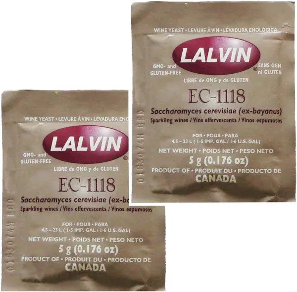 Ec-1118 Lalvin Wine Yeast