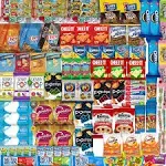 Snack Care Package and Snack Variety Pack (120 count) - Variety Assortment of...