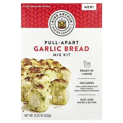 King Arthur Baking Company Pull-Apart Garlic Bread Mix Kit