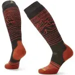 Smartwool Snowboard Full Cushion Iguchi Pattern Socks Charcoal / L